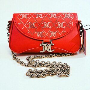 Juicy Couture Exquisite Xbody Clutch Bag Cool Red NWT